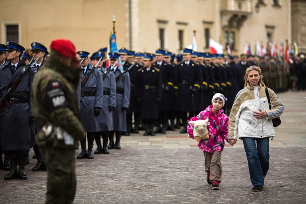 Nationella självständighetsdagen en Republiken Polen — Stockfoto