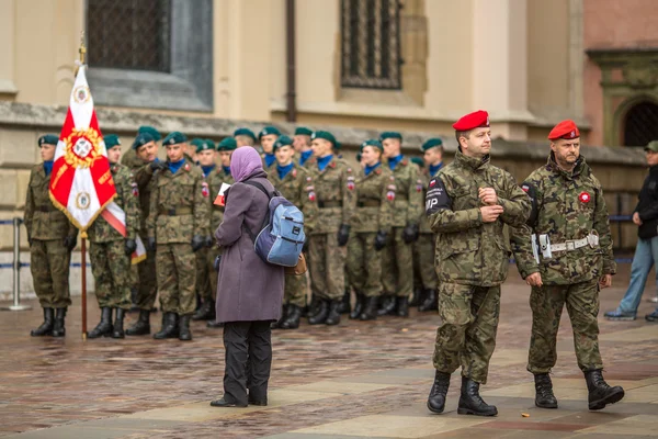 Celebrando el Día Nacional de la Independencia de Polonia — Foto de Stock