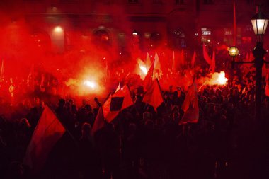 Şehir Merkezi protestocular Mart