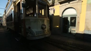 Miras tramvay turist hattı Douro Porto, Portekiz kıyısında