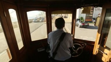 Miras tramvay turist hattı Douro Porto, Portekiz kıyısında