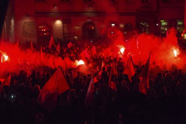 Şehir Merkezi protestocular Mart
