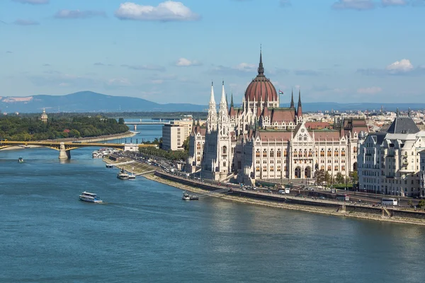 Panorama sur la promenade du Danube — Photo