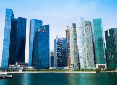 Marina Bay gökdelenler