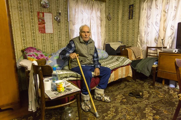 Elderly man Veps — Stock Photo, Image