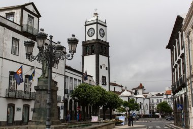 center of Ponta Delgada clipart