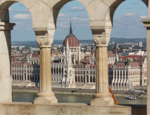 부다페스트에 있는 헝가리 의회 건물 — 스톡 사진