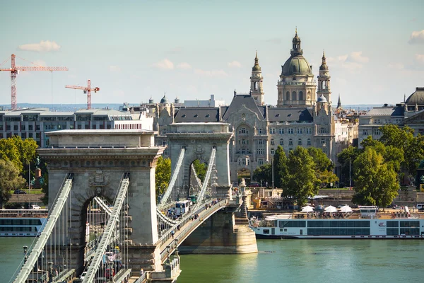 Côté Buda du centre historique de Budapest — Photo