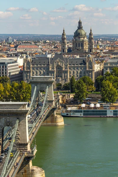 Buda side of the historic centre of Budapest. — Stock Photo, Image