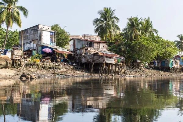 Stadens Slum i Ho Chi Minh — Stockfoto