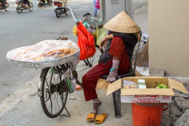 local woman street vendor