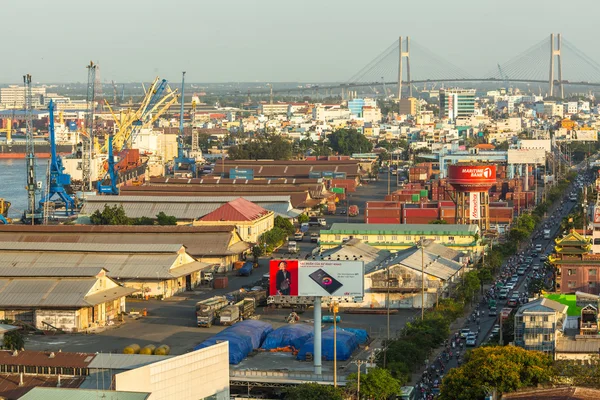 Draufsicht auf ho chi minh — Stockfoto