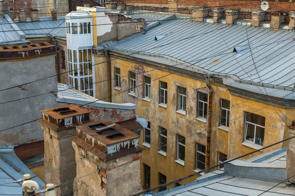 Vista superior do centro velho de São Petersburgo . — Fotografia de Stock