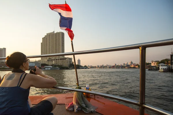 Trasporto locale barca, Thailandia — Foto Stock