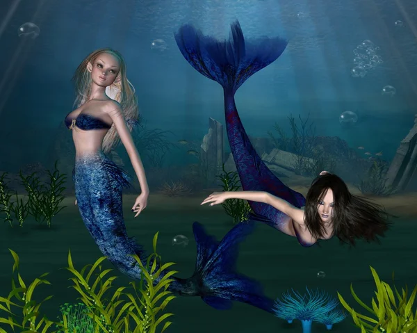 Mermaids — Stock Photo, Image