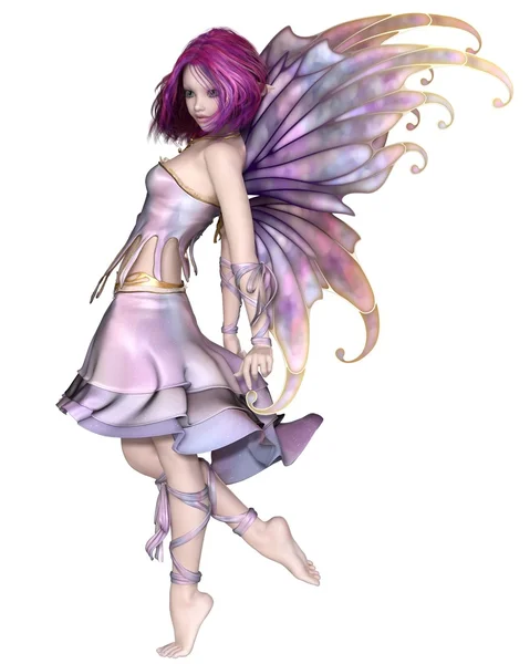 Söt lila Fairy — Stockfoto