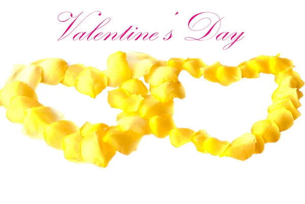 Flowers for Valentine's day ( on white background). — Stock Photo, Image