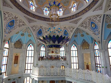 Kazan Kremlin Rusya Tataristan Cumhuriyeti'nde içinde Kol Şerif Camii.