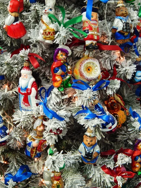 Christmas toys background. Close-up. — Stock Photo, Image