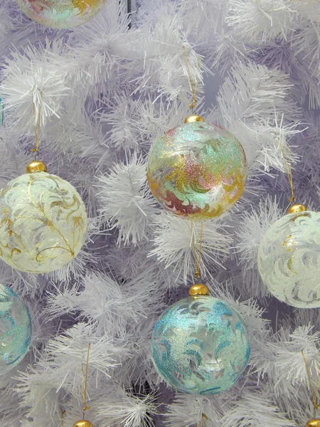 Noel oyuncaklar arka plan. Yakın çekim.