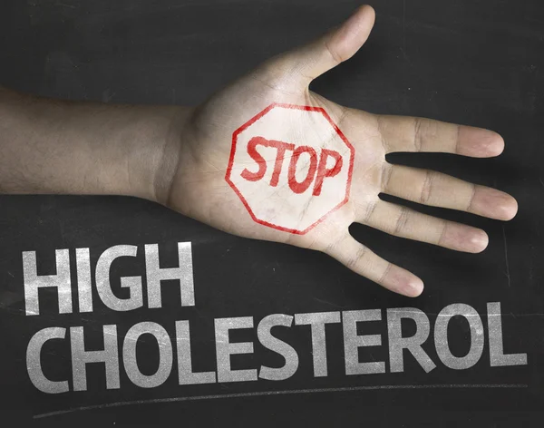 Stop High Cholesterol on the blackboard