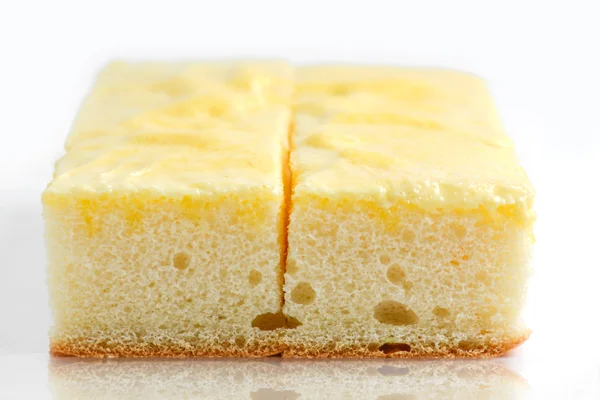 Pastel de esponja de mantequilla — Foto de Stock