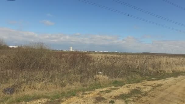 Turbina eólica en Parndorf, Austria — Vídeos de Stock