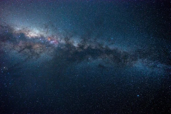 Melkweg, lange blootstelling fotografie — Stockfoto