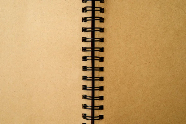 Cuaderno espiral abierto — Foto de Stock