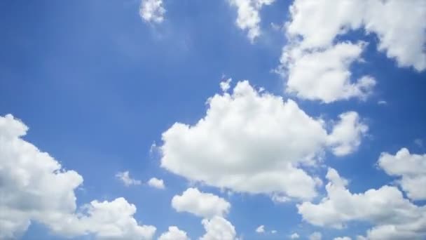 Небо с облаками, временная пауза — стоковое видео