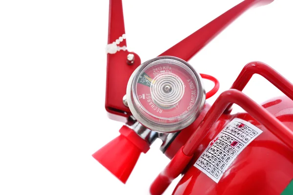 Pressure gauge of fire extinguishers — Stock Photo, Image