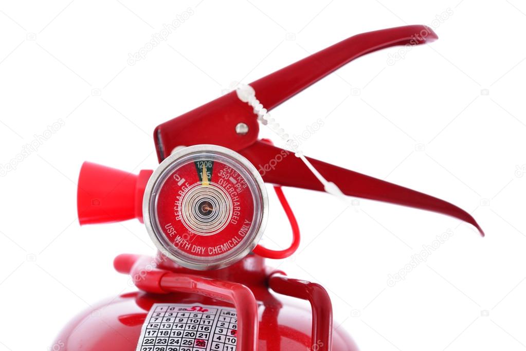 Pressure gauge of fire extinguishers Stock Photo by ©antpkr 51856771