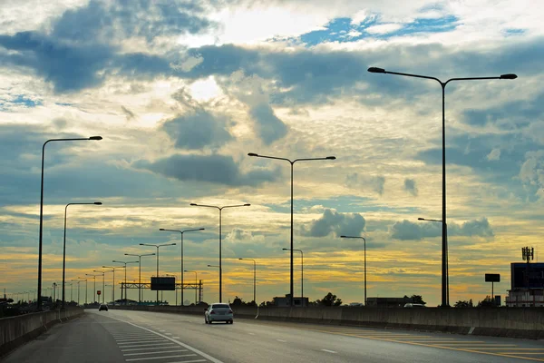 Traffic of Outside Bangkok — Stock Photo, Image