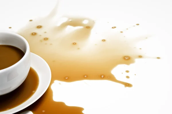 Spilled Coffee — Stock Photo, Image