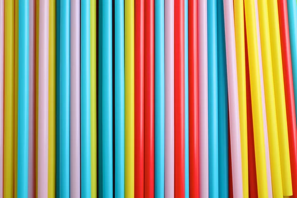 Colorful straws background — Stock Photo, Image