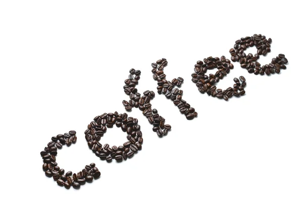 Kávé szó — Stock Fotó