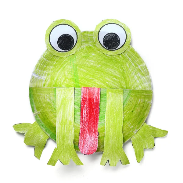 Paper frog — Stock Photo, Image