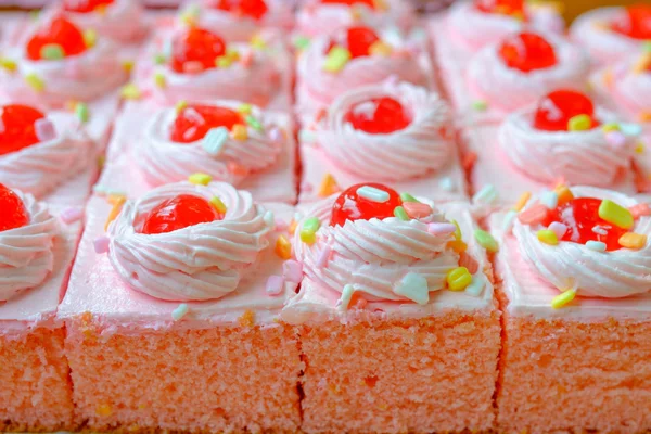 Bolo de morango — Fotografia de Stock