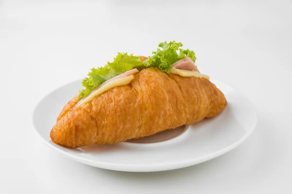 Sandwich de croissant —  Fotos de Stock