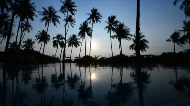 Lever de Soleil et Piscine — Video