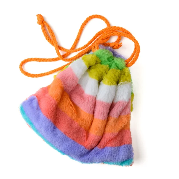 Colorful drawstring bag — Stock Photo, Image