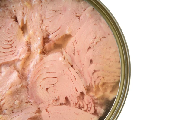Canned open tuna — Stock Photo, Image