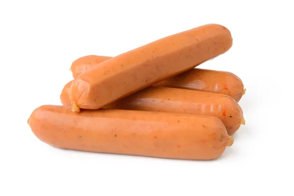 Sausages isolated — Stock Photo, Image