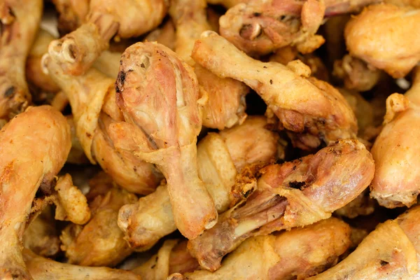 Smażone nogi kurczaka — Zdjęcie stockowe