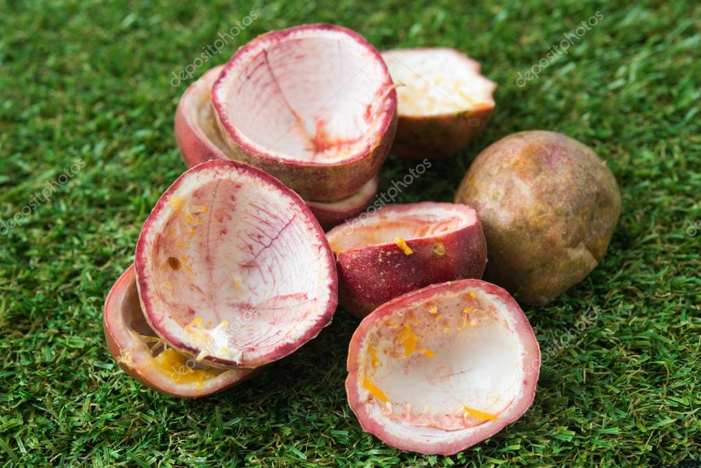 Passion Fruit Peel Stock Photo Image By C Antpkr 77795806