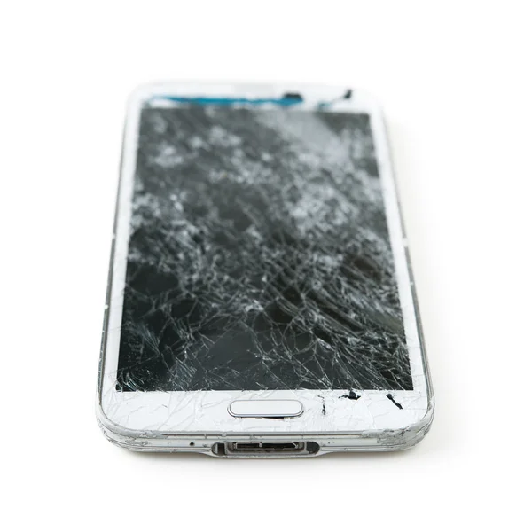 Teléfono móvil roto —  Fotos de Stock