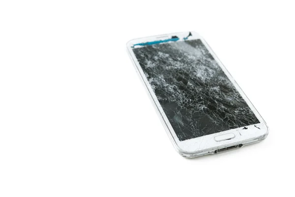Teléfono móvil roto —  Fotos de Stock