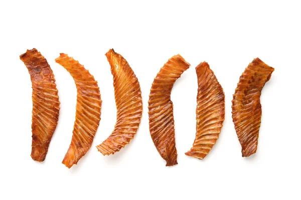 Huesos de pescado frito —  Fotos de Stock