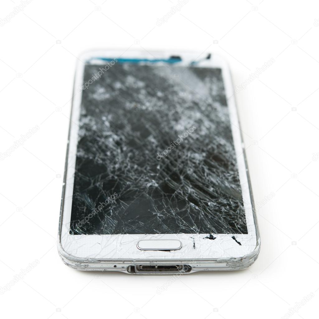 broken mobile phone