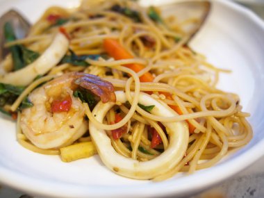 Acılı spagetti